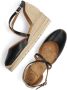 Unisa Caude Espadrilles Zomer Schoenen Dames Zwart - Thumbnail 5