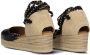 Unisa Chaplin Espadrilles Zomer Schoenen Dames Zwart - Thumbnail 5