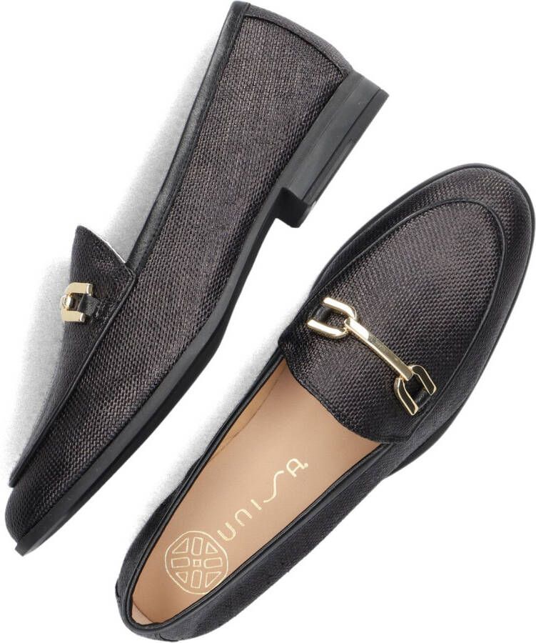 UNISA Zwarte Loafers Dalcy