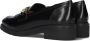 Unisa Glanzende leren Mocassins met SuperSoft Technologie Black Dames - Thumbnail 7