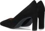 Unisa Pumps Stiletto Dames Damesschoenen Suède Blokhak hoogte 8 cm Waba Zwart - Thumbnail 4