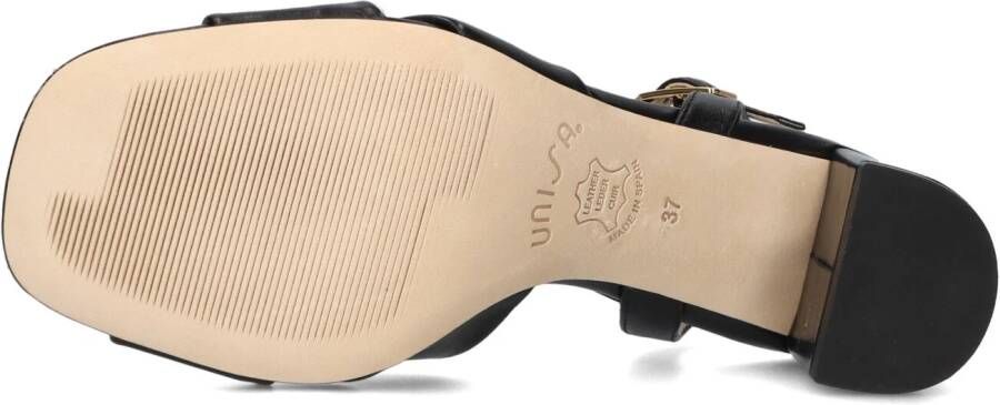 UNISA Zwarte Sandalen Medway
