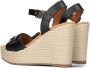 UNISA Sandalen Dames Melao Maat: 40 Materiaal: Leer Kleur: Zwart - Thumbnail 3