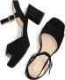 Unisa Ney Sandalen Dames Zwart - Thumbnail 6