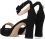 Unisa Olice Sandalen Dames Zwart - Thumbnail 3