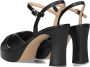 Unisa High Heel Sandals White Black Dames - Thumbnail 3