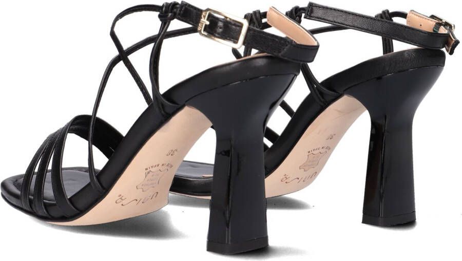 UNISA Zwarte Sandalen Snob