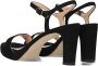 Unisa Soro Sandalen Dames Zwart - Thumbnail 5