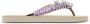 UZURII Beige Teenslippers Marcrame Poodle Doodle - Thumbnail 3