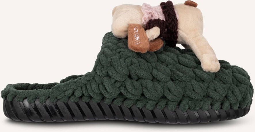 UZURII Groene Pantoffels Cosy Snoopy