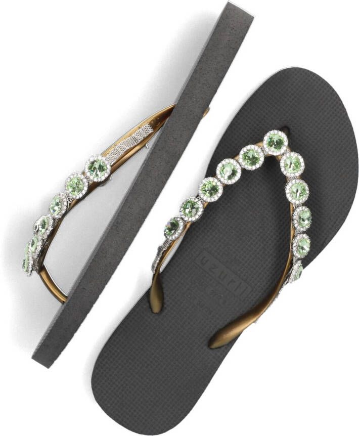 UZURII Zwarte Slippers Beatrix