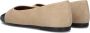 Vagabond Jolin safari black | ballerina van suède Beige Suede Ballerina&apos;s Dames - Thumbnail 7