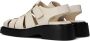 Vagabond Shoemakers Witte Leren Sandaal Eyra 301 White Dames - Thumbnail 4