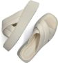 Vagabond Shoemakers Witte Leren Platform Slipper Courtney White Dames - Thumbnail 8