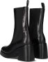 Vagabond Shoemakers Brooke Zwart Leren Vierkante Neus Laarzen Black Dames - Thumbnail 5