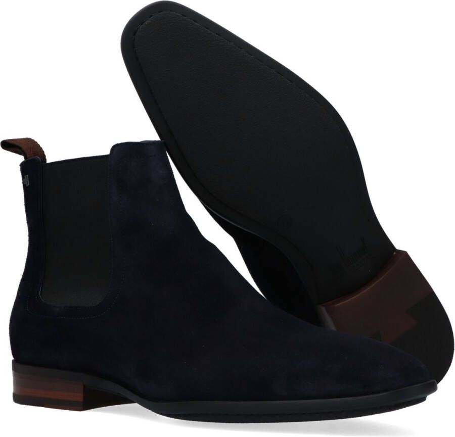 Van Bommel Blauwe Chelsea Boots Sbm-60003