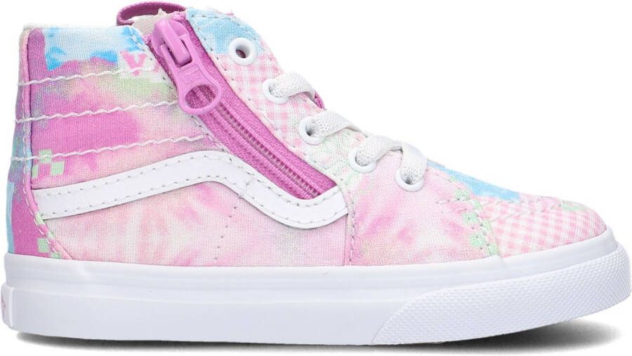 Vans Roze Hoge Sneaker Sk8-hi Side Zip