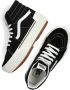 Vans Ua Sk8 Hi Stacked Suede Canvas Black Blanc Sneaker - Thumbnail 9