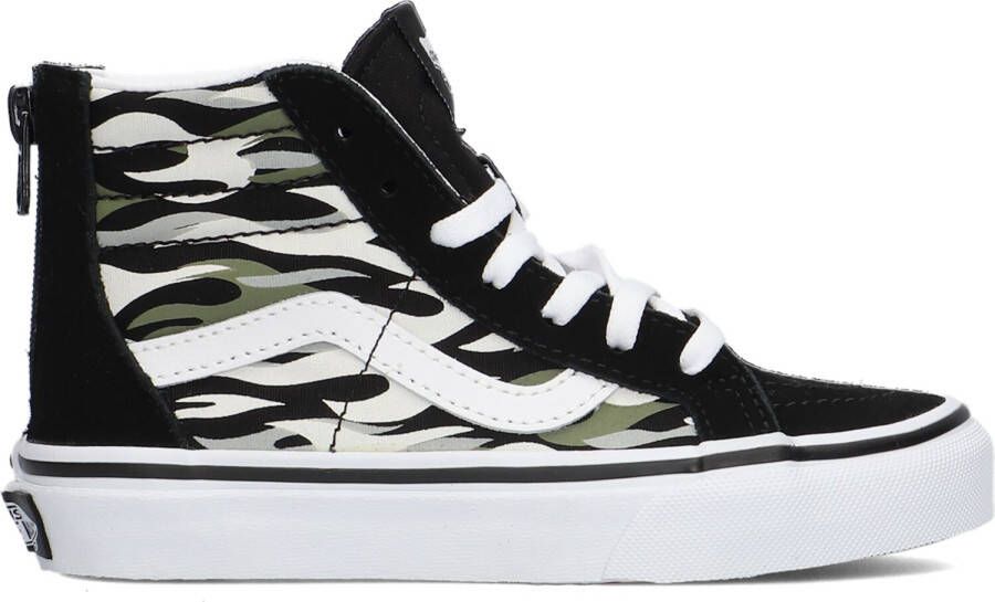 Vans Zwarte Hoge Sneaker Uy Sk8-hi Zip