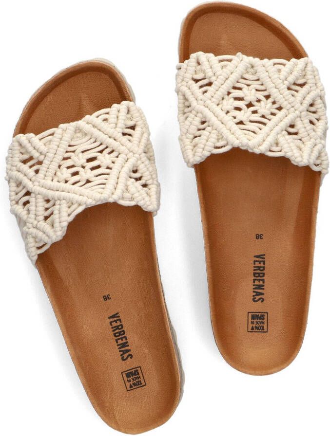 VERBENAS Beige Slippers Raga Knots