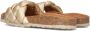 VERBENAS Slippers Dames Rai Maat: 39 Materiaal: Leer Kleur: Goud - Thumbnail 3