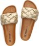 VERBENAS Slippers Dames Rai Maat: 39 Materiaal: Leer Kleur: Goud - Thumbnail 5