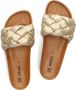 Verbenas Rai Slippers Dames Goud - Thumbnail 5