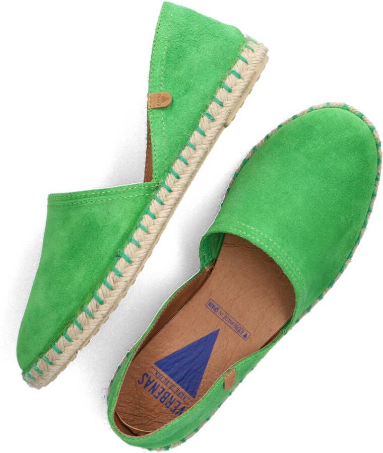 VERBENAS Groene Espadrilles Carmen