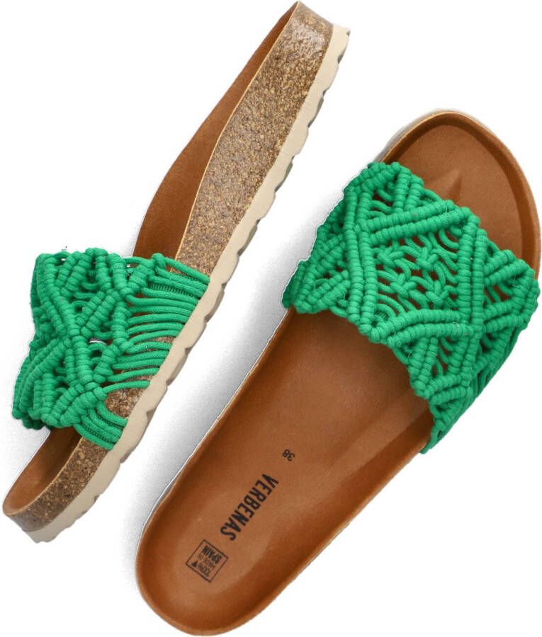 VERBENAS Groene Slippers Raga Knots