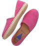 Verbenas Carmen Serraje suède espadrilles roze - Thumbnail 9