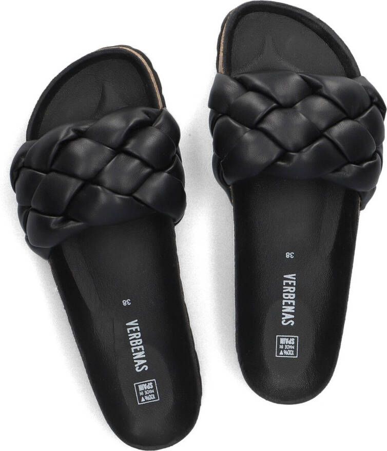 VERBENAS Zwarte Slippers Rai