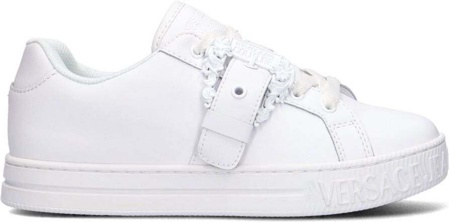 Versace Jeans Witte Lage Sneakers Fondo Court