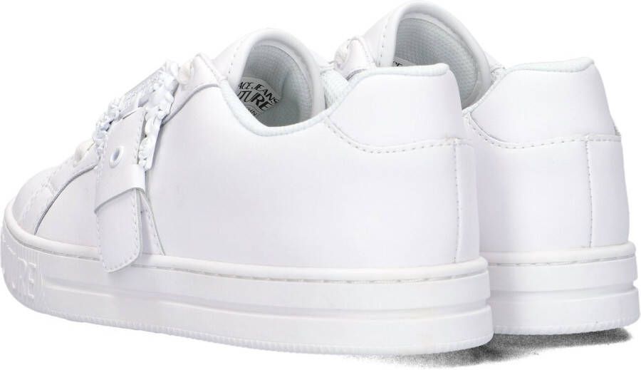 Versace Jeans Witte Lage Sneakers Fondo Court