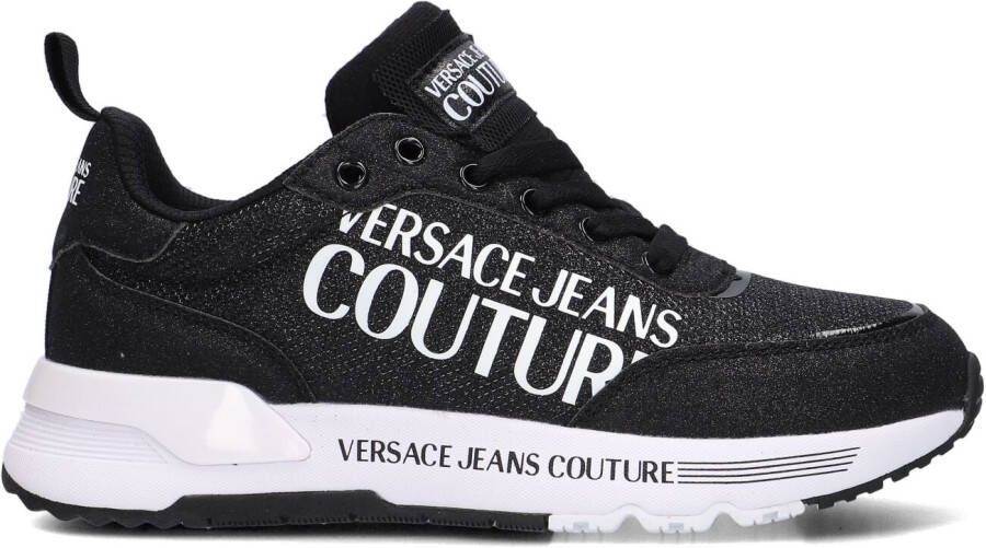 Versace Jeans Zwarte Lage Sneakers Fondo Dynamic