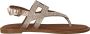 Verton S-10262 Sandalen Dames Goud - Thumbnail 3