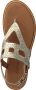 Verton S-10262 Sandalen Dames Goud - Thumbnail 5