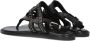 Verton S-10262 Sandalen Dames Zwart - Thumbnail 4