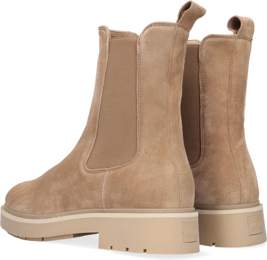 VIA VAI Beige Chelsea Boots Alexis Zarah