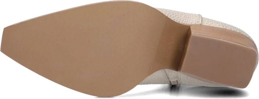 VIA VAI Beige Enkellaarsjes Do Olivia
