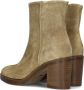 VIA VAI Taara Enkel Enkellaarsjes Enkelboots met rits Dames Beige - Thumbnail 4