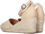Via Vai Beige Espadrille Sandal Flora Braid Beige Dames - Thumbnail 4
