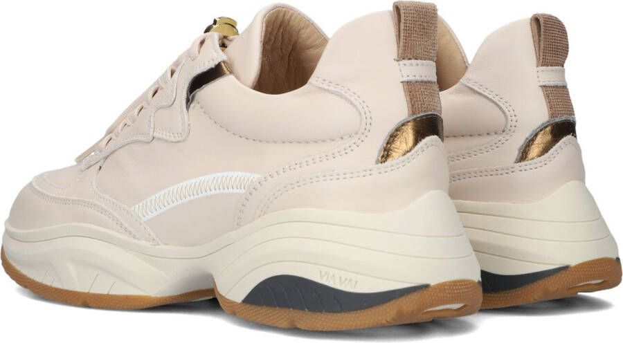 VIA VAI Beige Lage Sneakers Pepper