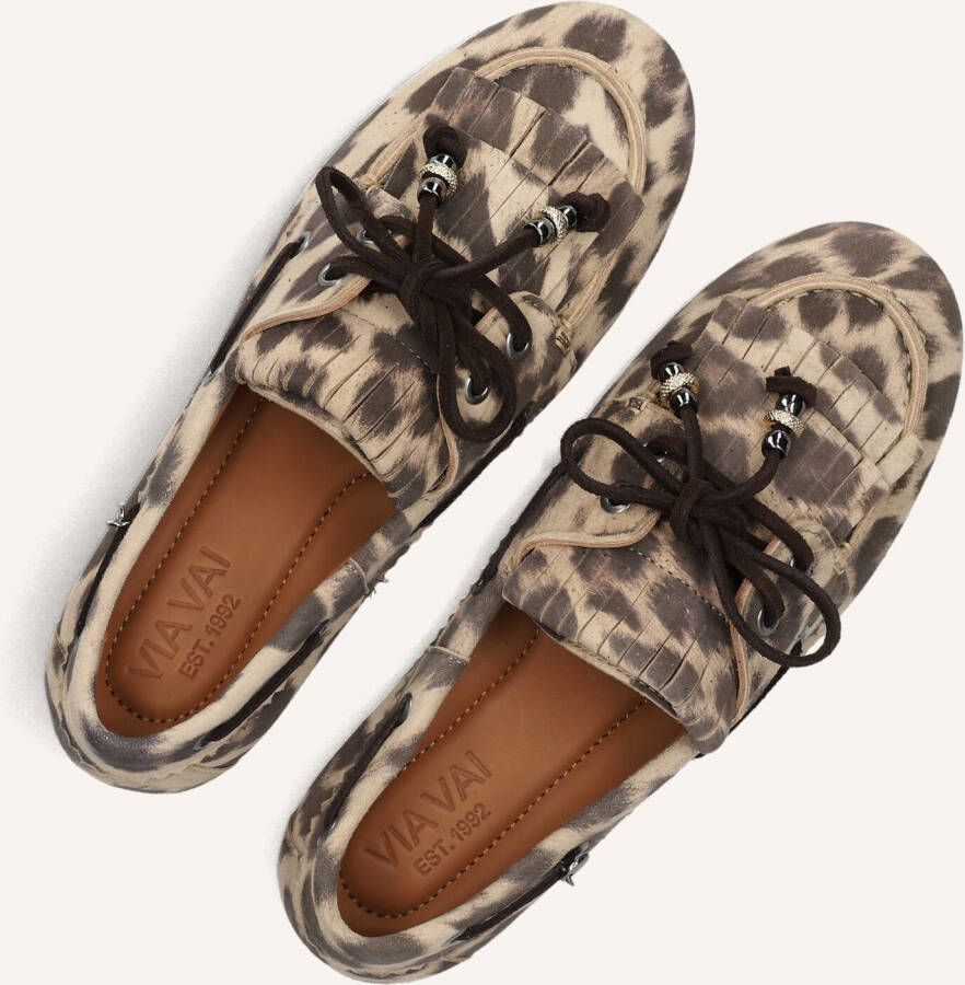 VIA VAI Beige Loafers June Loua