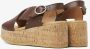 VIA VAI Sandalen Dames Sissel Elaine Maat: 40 Materiaal: Leer Kleur: Zand - Thumbnail 4
