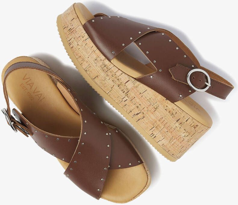 VIA VAI Beige Sandalen Sissel Elaine