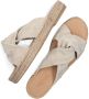 VIA VAI Mondi Luz Slippers Dames Beige - Thumbnail 6