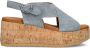VIA VAI Sandalen Dames Sissel Raise Maat: 39 Materiaal: Suède Kleur: Blauw - Thumbnail 4
