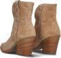 VIA VAI Gioia Montana Enkellaarsjes Enkelboots met rits Dames Bruin - Thumbnail 5