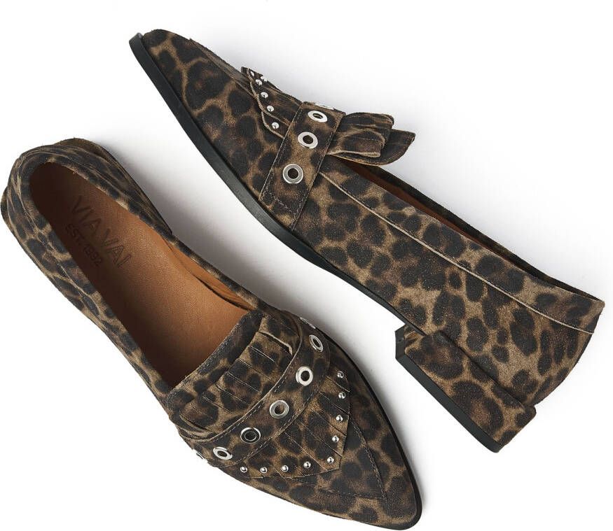 VIA VAI Bruine Loafers Jazz Emily