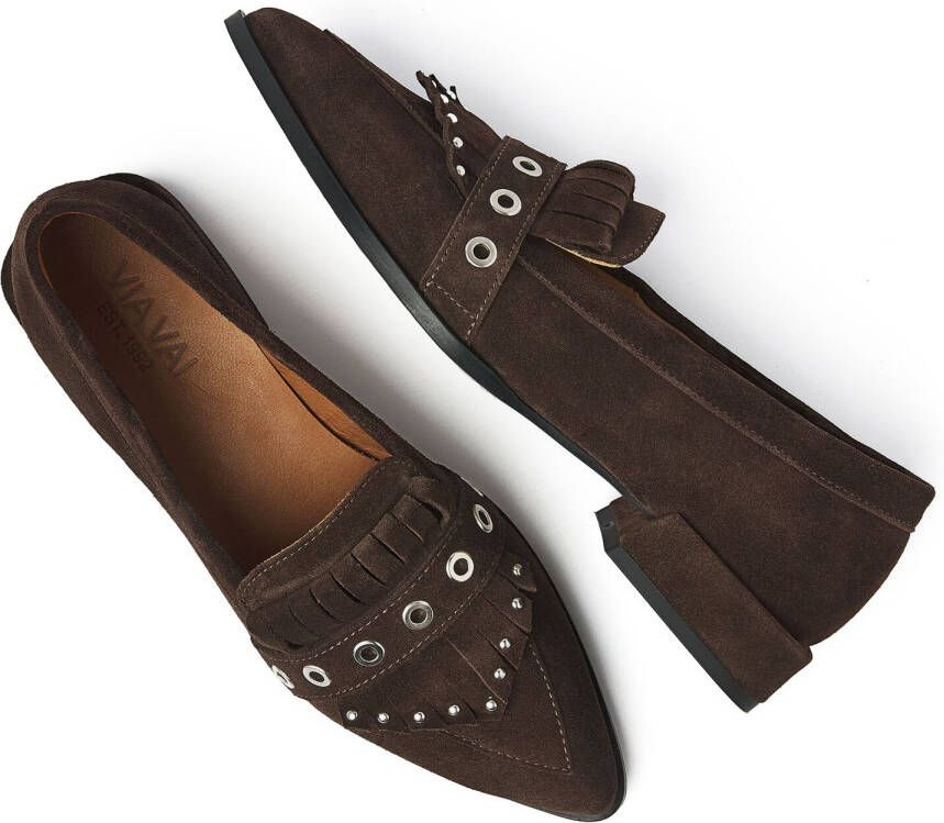 VIA VAI Bruine Loafers Jazz Emily